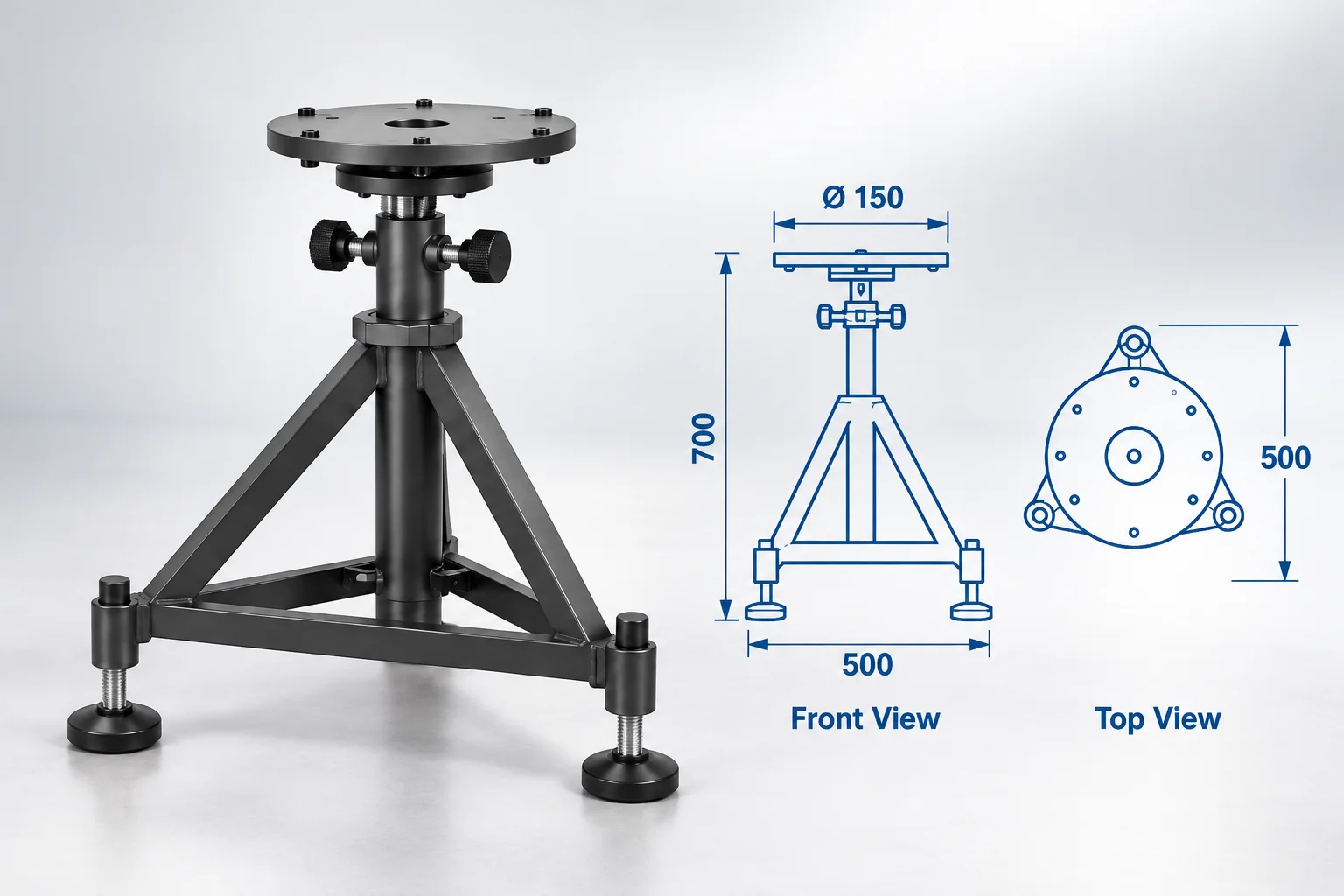 Survey Calibration Metal Stand Manufacturer in the UAE